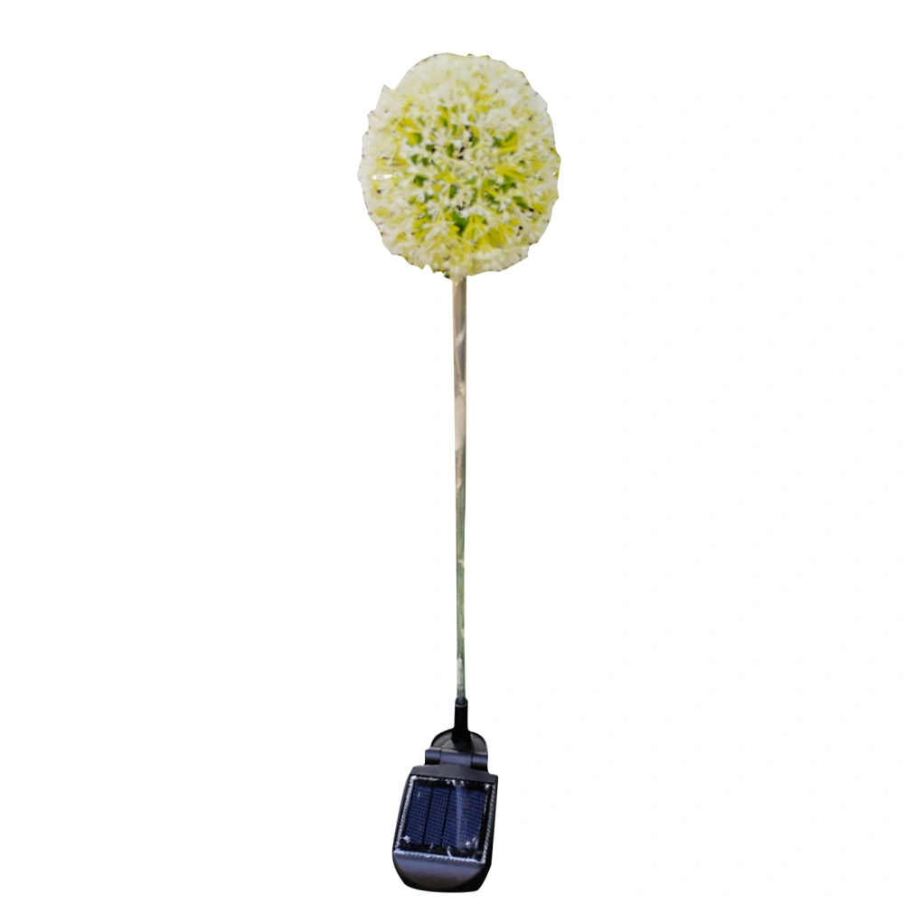 Solar Powered Ground Insert Light, Dandelion Shaped Landscaping Lamp