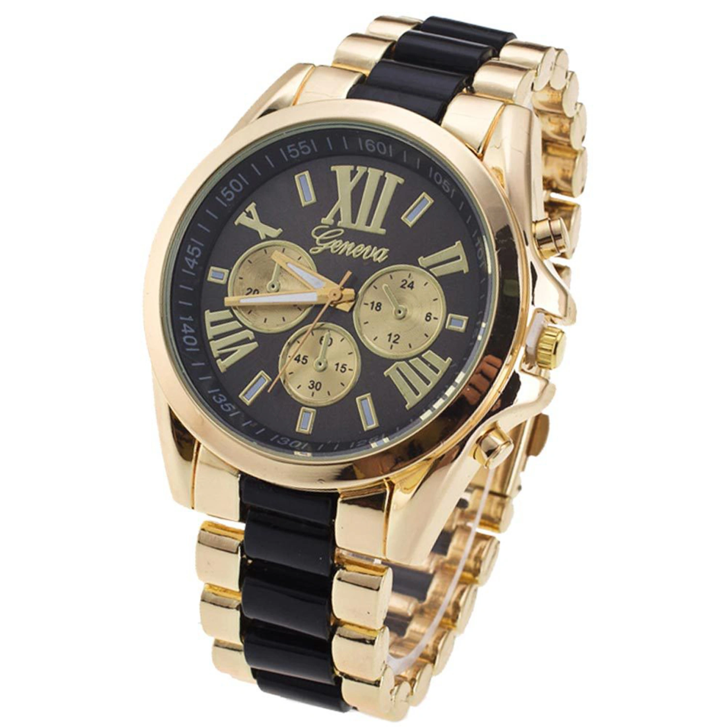 Men Quartz Watch with Roman Numeral Display Simple Clothing Accessories