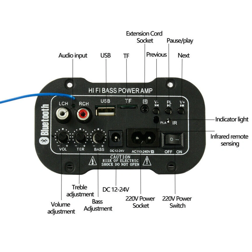 Bluetooth MP3 Decoding Board Module