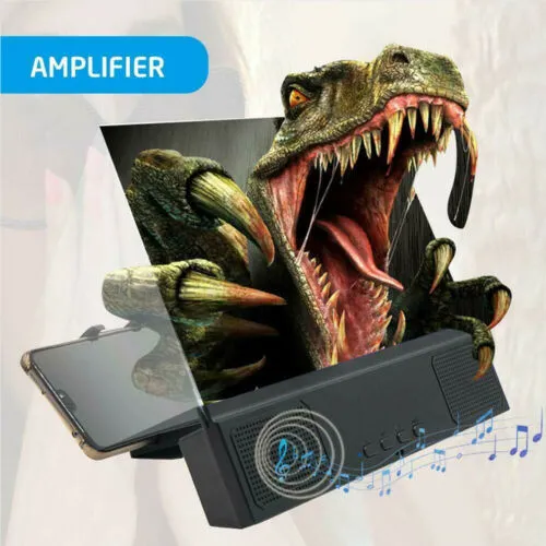 Mobile Phone Screen Magnifier for 3D Projector Movies Videos Game