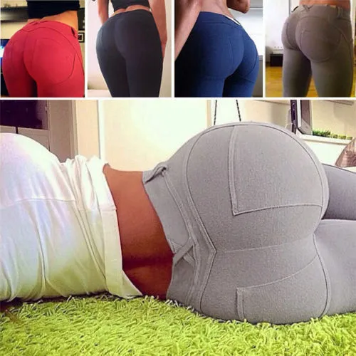 Women's Tight Pants, Jogger Solid Sports Party Wrapped Pockets Fall Wear