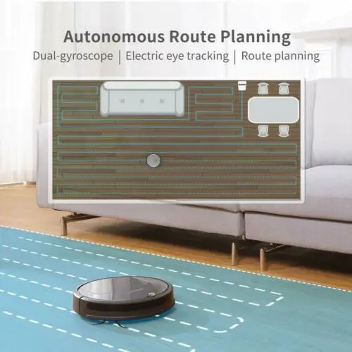 Smart Robot Vacuum Cleaner, Rechargeable Automatic Floor Sweeper