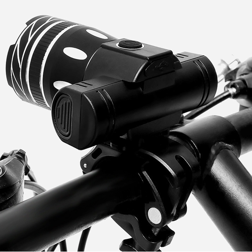 LED Mountain Cycle Head Light Waterproof USB Rechargeable Bicycle Front Lamp