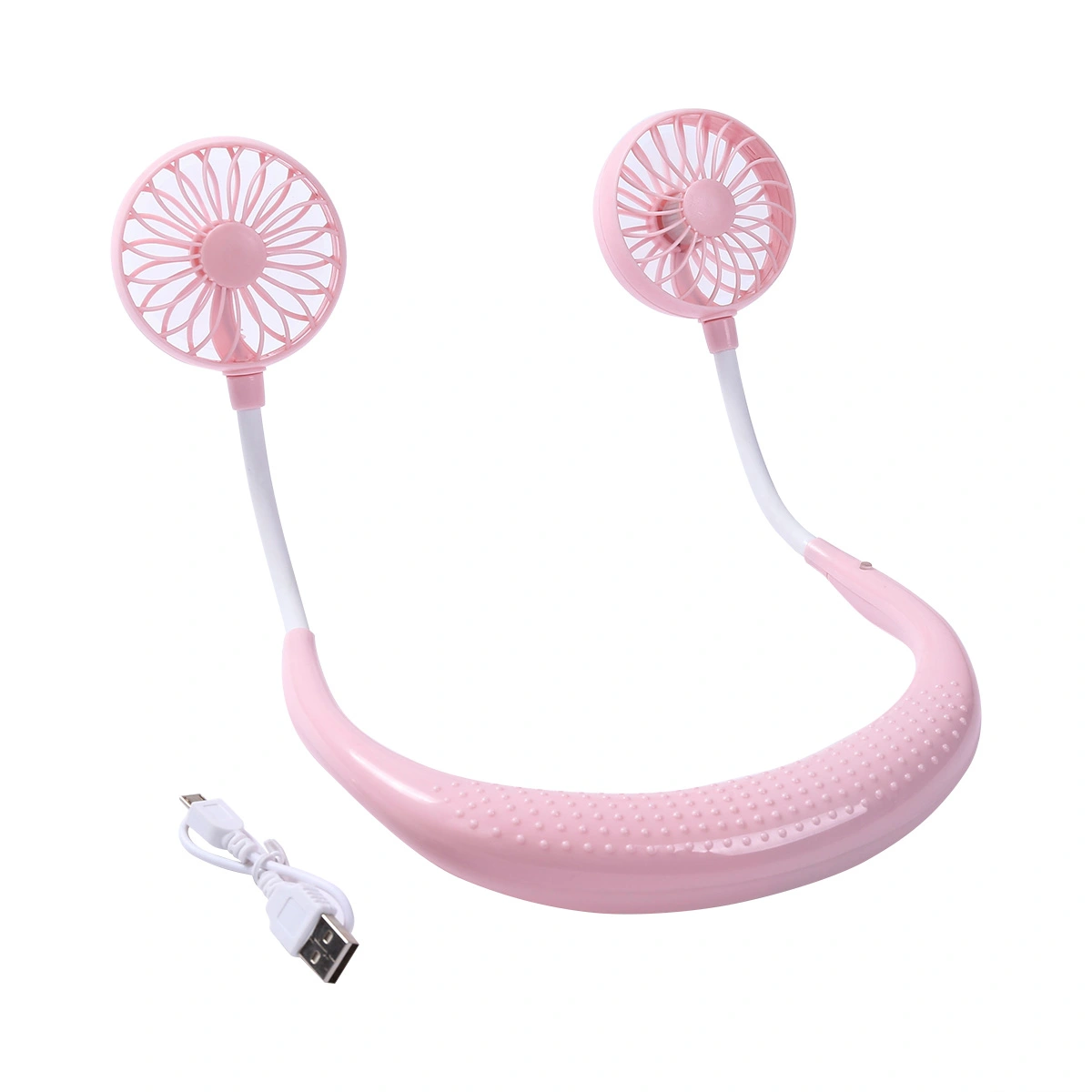 Neck Portable Fan, USB Rechargeable Fans, 360 Degree Free Rotation Fans