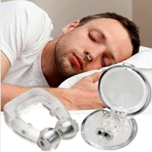 Anti Snoring Artifact, Silicone Magnetic Clip Anti-snore Snoring Clamp