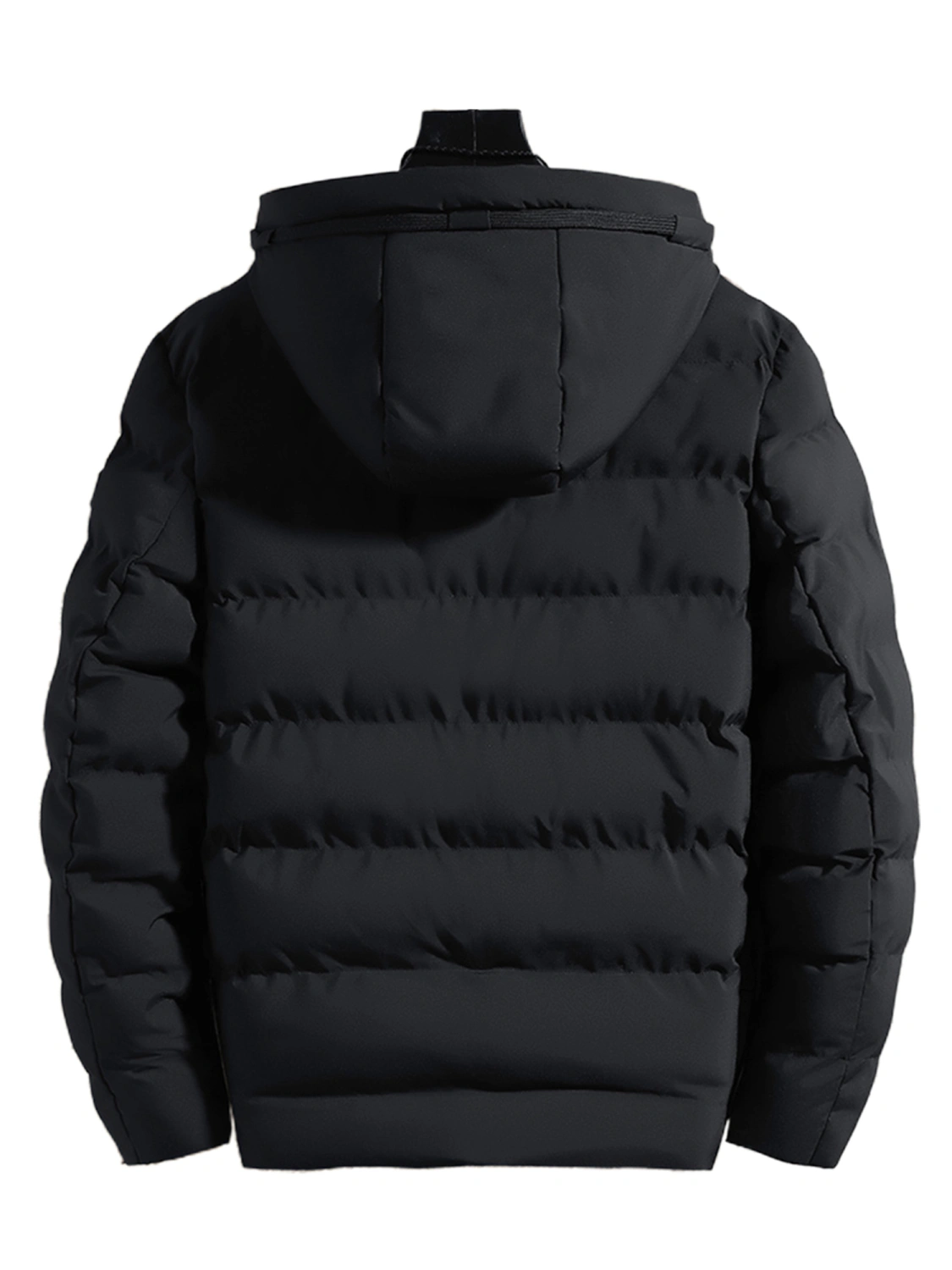 Men's Coat, Autumn Winter Warm Thick Zipper Hooded Jacket for Vacation