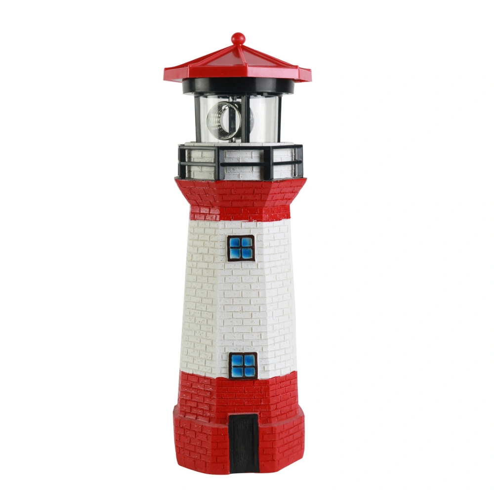 Garden Solar Lamp, Lighthouse Shaped LED Light Landscape Lamp Ornament