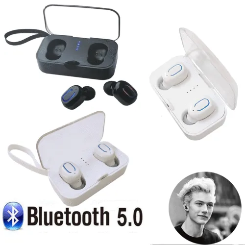 TWS T18S Wireless Bluetooth Headphones Ear Buds Waterproof Headset
