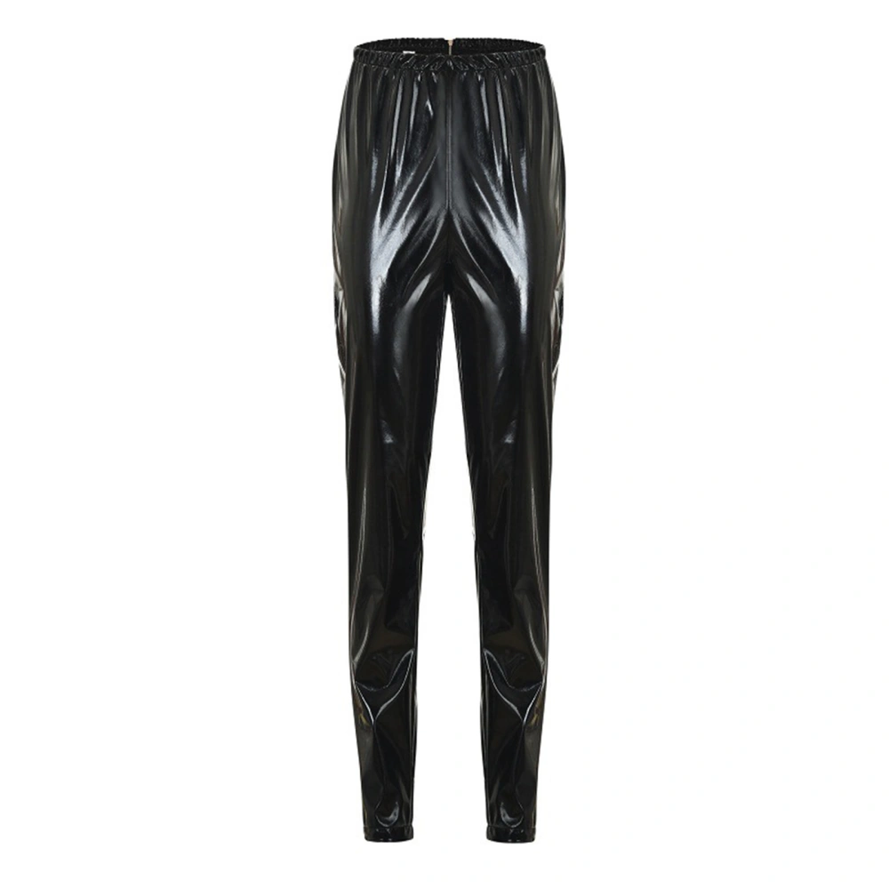 Female Trousers, Solid Color High Waist Long Causal Pants Skinny Pants