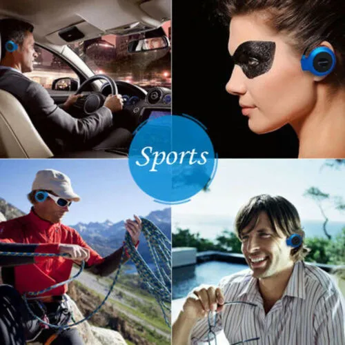 Wireless Bluetooth Headset, Clear Hi-Fi Stereo Over-Ear Earbuds