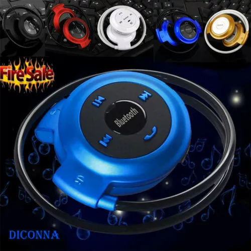Wireless Bluetooth Headset, Clear Hi-Fi Stereo Over-Ear Earbuds
