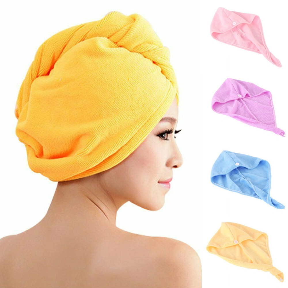 Women's Rapid Drying Hair Towel Plus Thick Absorbent Shower Cap Spa Bath Hat