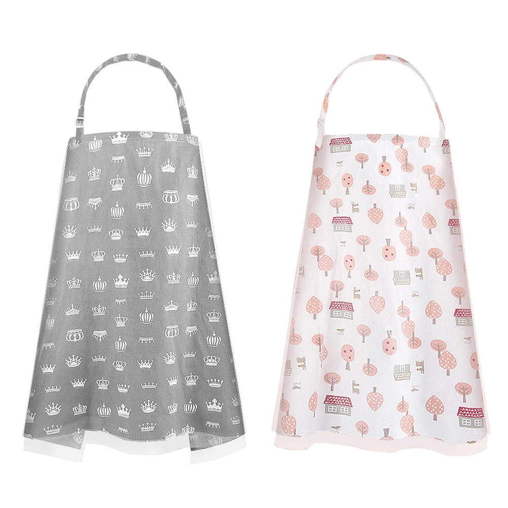 Printed Nursing Cover Double Layer Anti-glare Baby Feeding Accessories