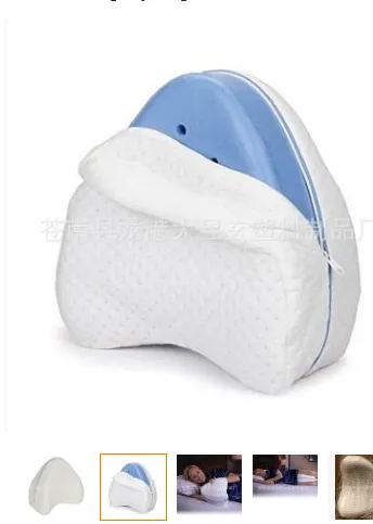 Wedge Memory Foam Pillow Contour Legacy Leg and Knee Support Cushion