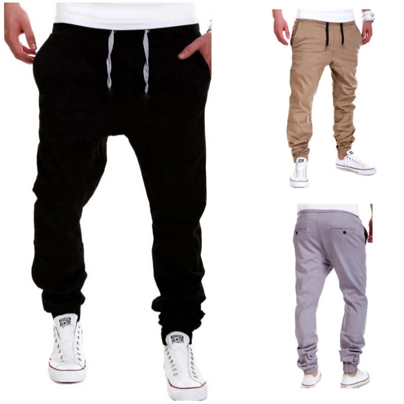 Men's Solid Color Training Jogger Dance Sportwear Baggy Slacks