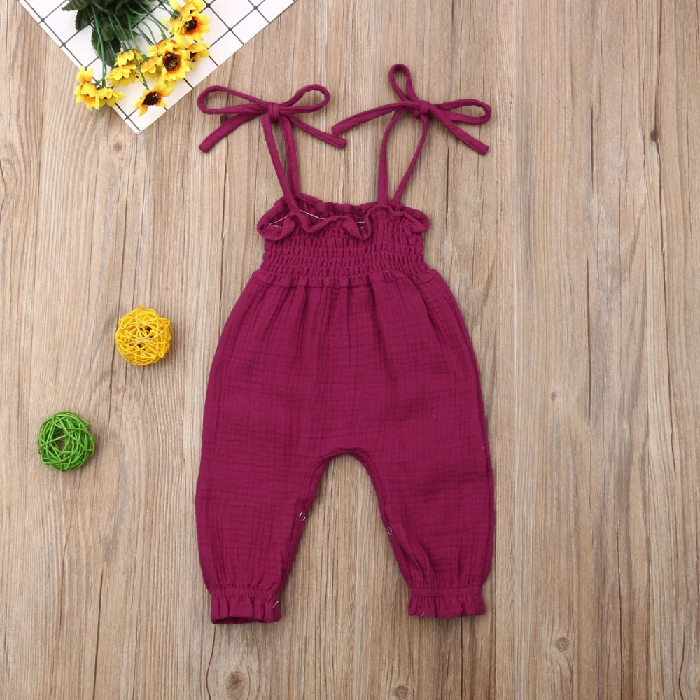 Girls Sleeveless Rompers, Long Pants Jumpsuit, Overall Outfits Clothes