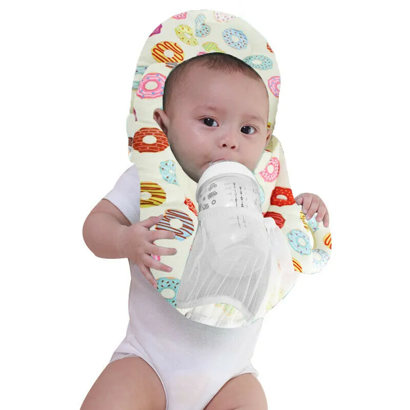 Anti Roll Prevent Flat Comfortable Baby Feeding Pillow for Infants