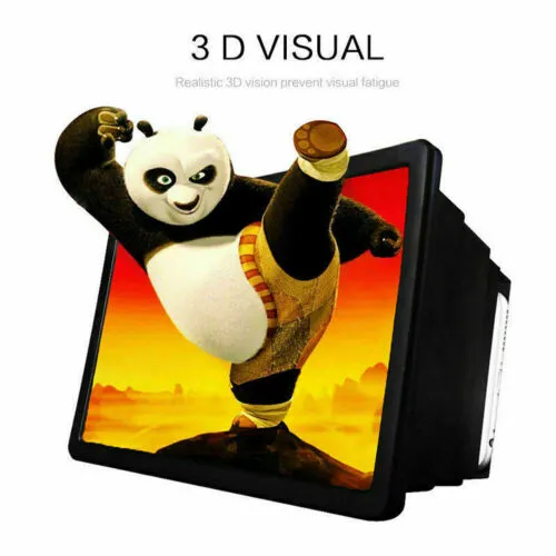 Smartphone Screen Amplifier, Portable 3D Video Enlarge Table Screen Magnifier