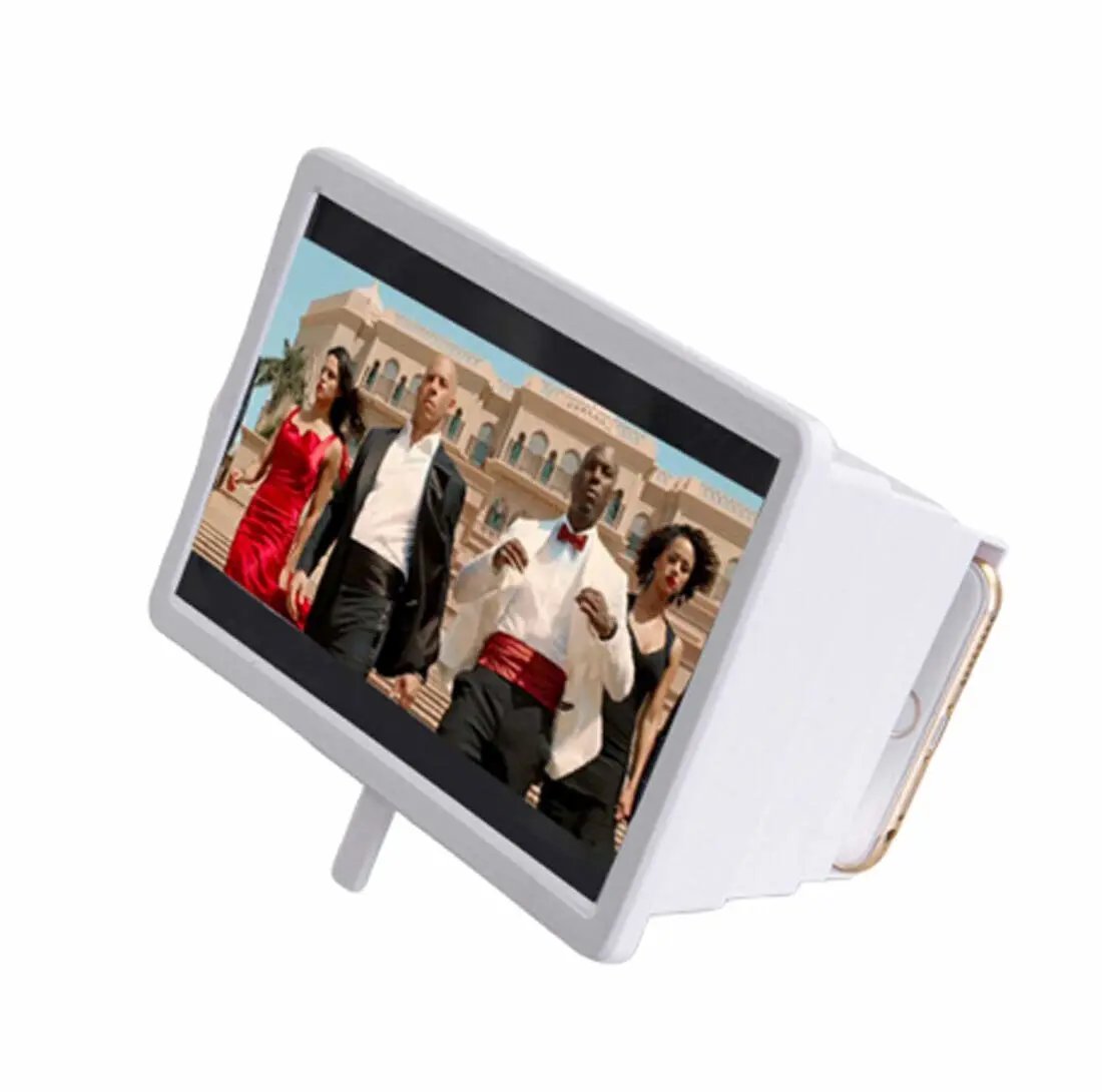 Smartphone Screen Amplifier, Portable 3D Video Enlarge Table Screen Magnifier