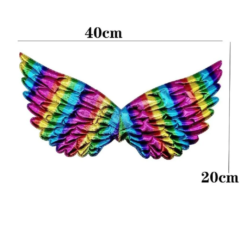 Colorful Angel Wings, Fancy Dress Costume, Reflect Feather Wing