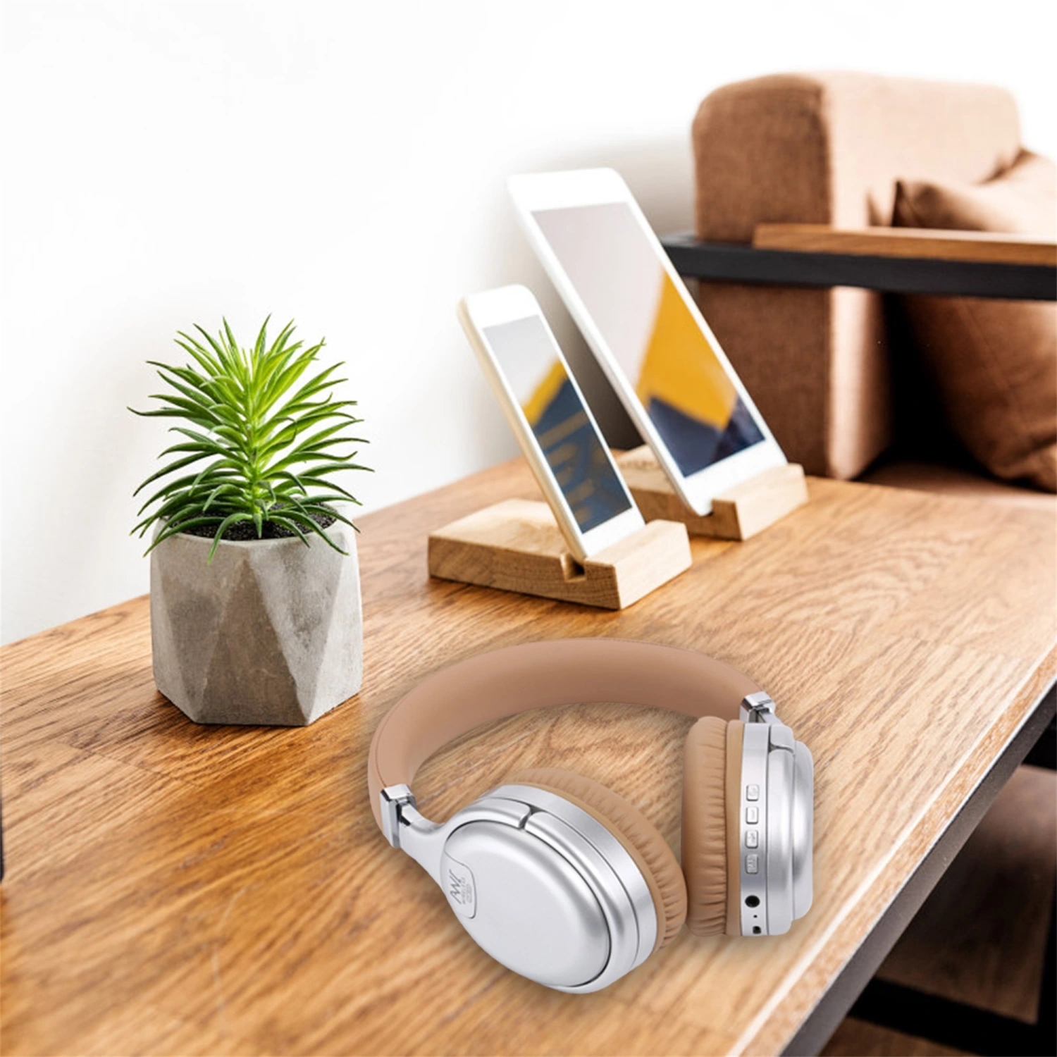 Bluetooth 5.0 Headphones Noise Cancelling Stereo Sound Overhead Headset
