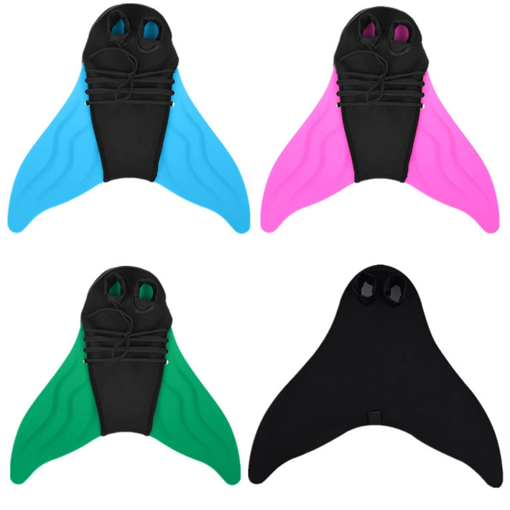 Mermaid Swimming Tail, Monofin Fins One-piece Flipper Swim Fins