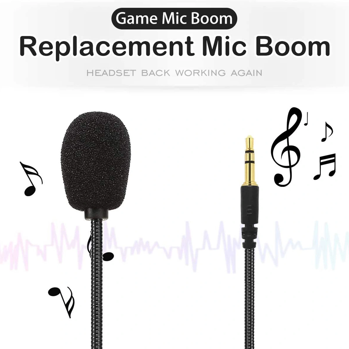 3.5 mm In-Line Microphone Detachable Bendable Gooseneck Microphone