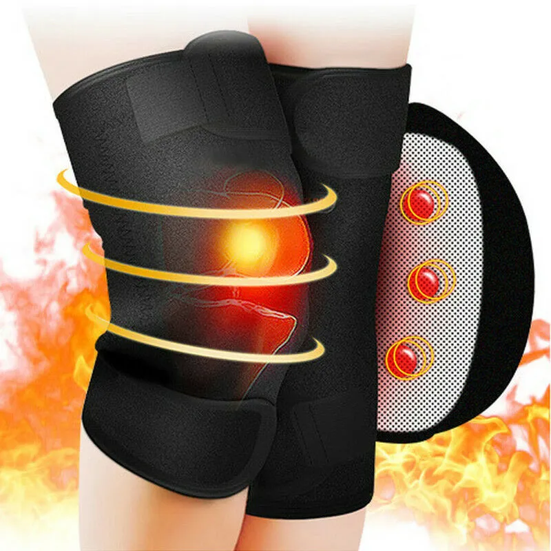 Self Heating Magnetic Knee Brace, Adjustable Arthritis Strap joint Protector