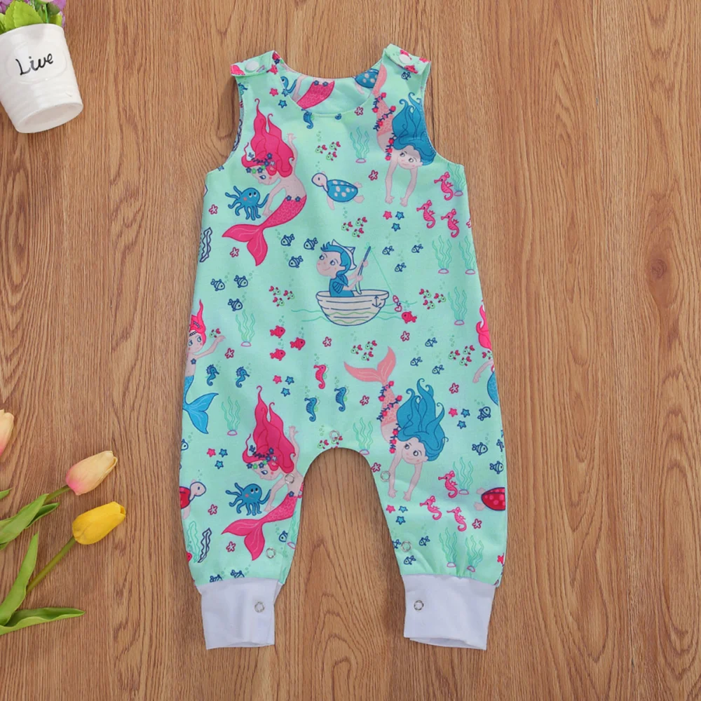 Boys Girls Crew Neck Bodysuit, Soft Touch Variegated Thin Romper