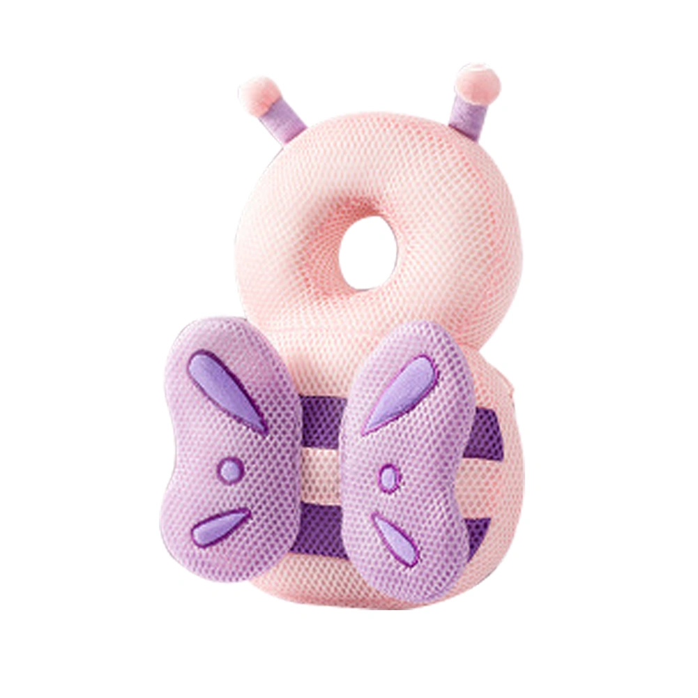 PP Cotton Baby Anti-Fall Pillow, Cartoon Animals Shape Elastic Protection Pad