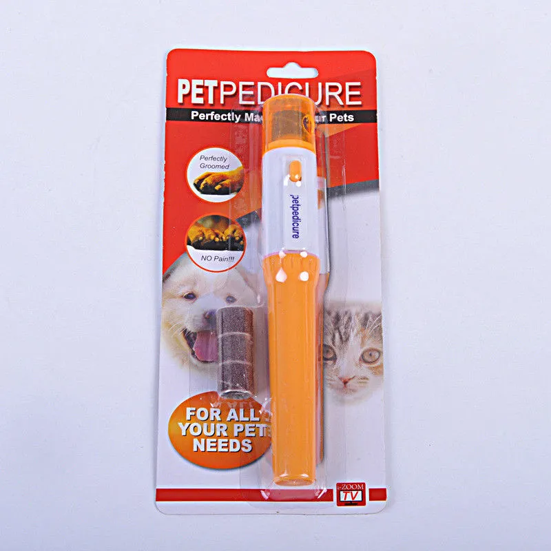Electric Dog Nail Clippers Practical Pet Dog Cat Nail Trimmer Polisher