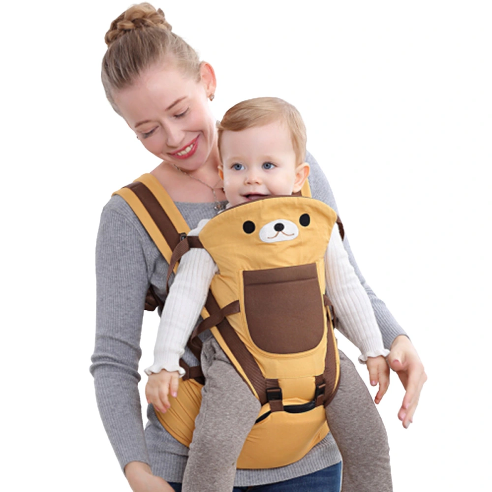 Baby Casual Carrier Belt, Cartoon Bear Waist Stool Sling Carrier