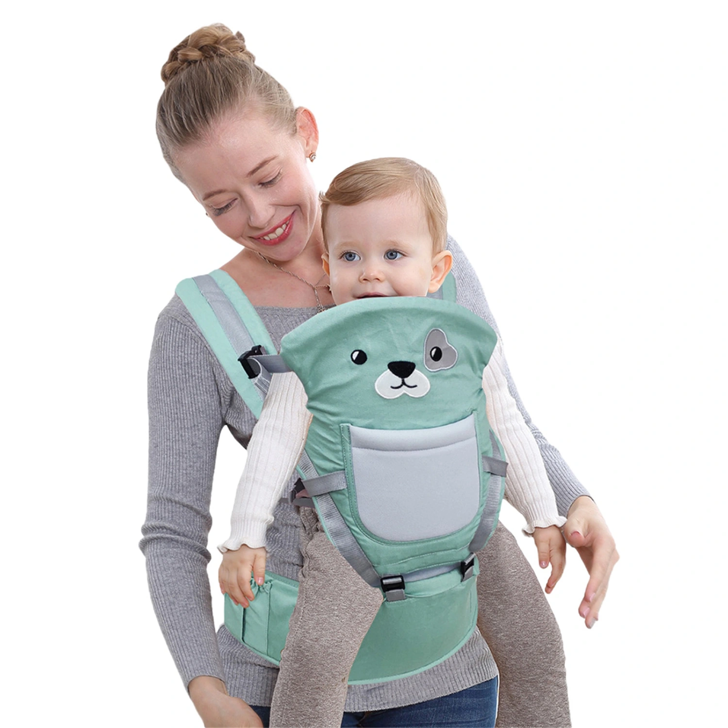 Baby Casual Carrier Belt, Cartoon Bear Waist Stool Sling Carrier