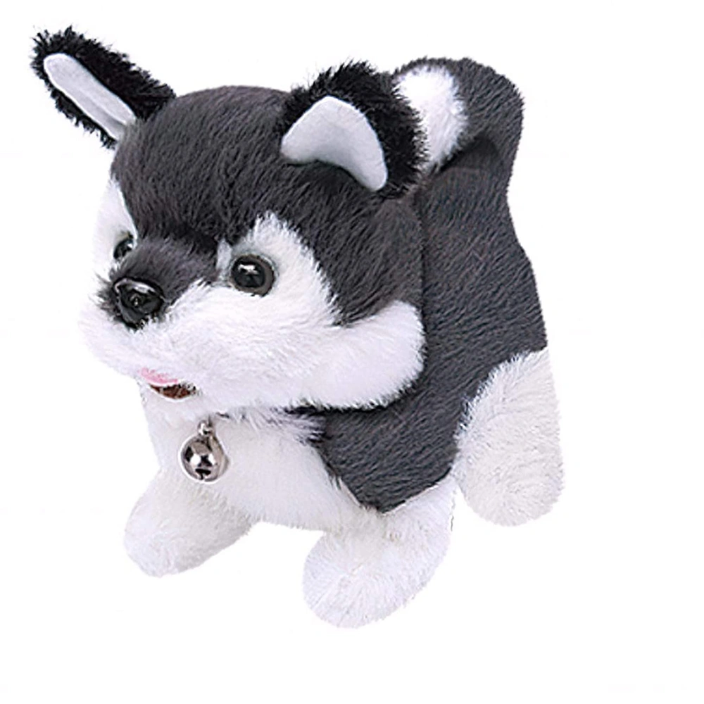 Electric Husky Toy, Plush Dog with Barking, Walking Puppy Tool