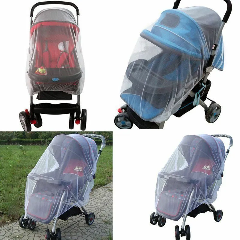 Baby Stroller Mosquito Net Perspective Pushchair Pram Crib Netting