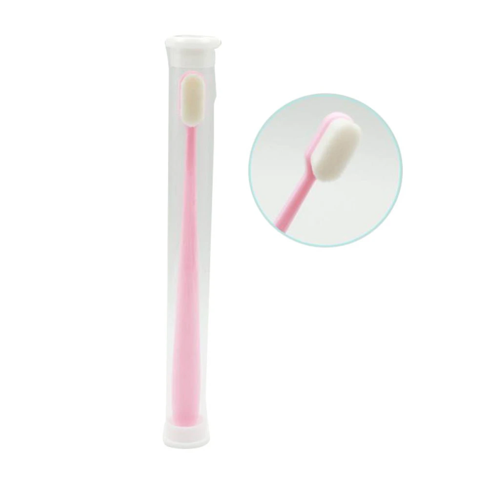 Adult Portable Soft Toothbrush, Wavy/Flat Head Cleaning Supplies