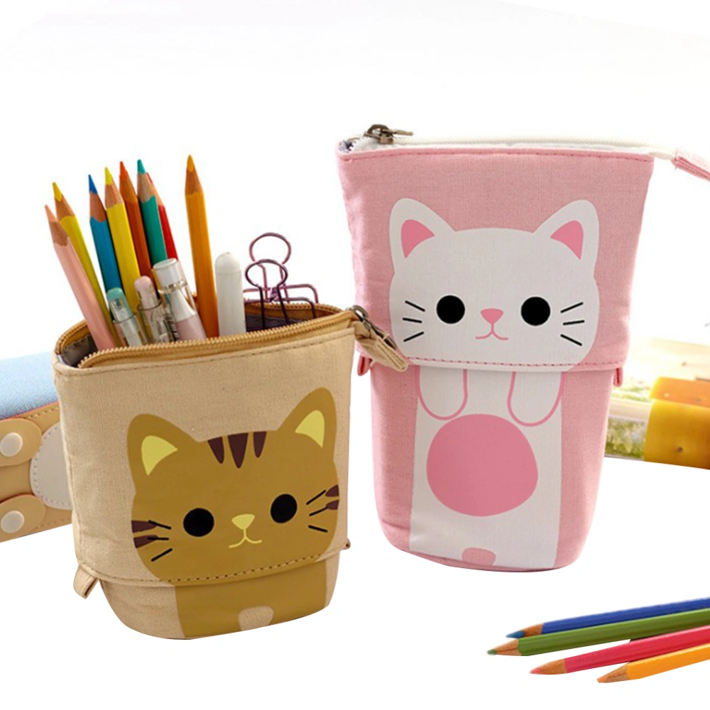 Animal Pencil Holder, Telescopic Pencil Pouch, Stationery Organizer