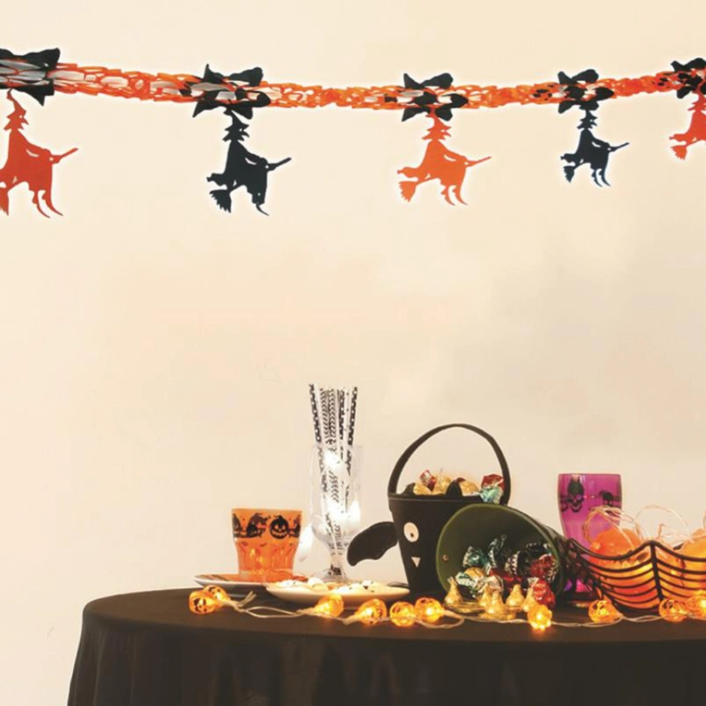 Halloween Bunting Flag, Four Styles Theme Party Decor Accessory