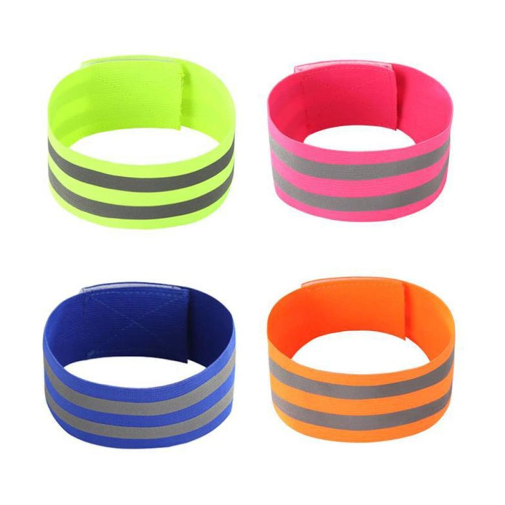 Night Reflective Armband Adjustable Light-Reflecting Wristband