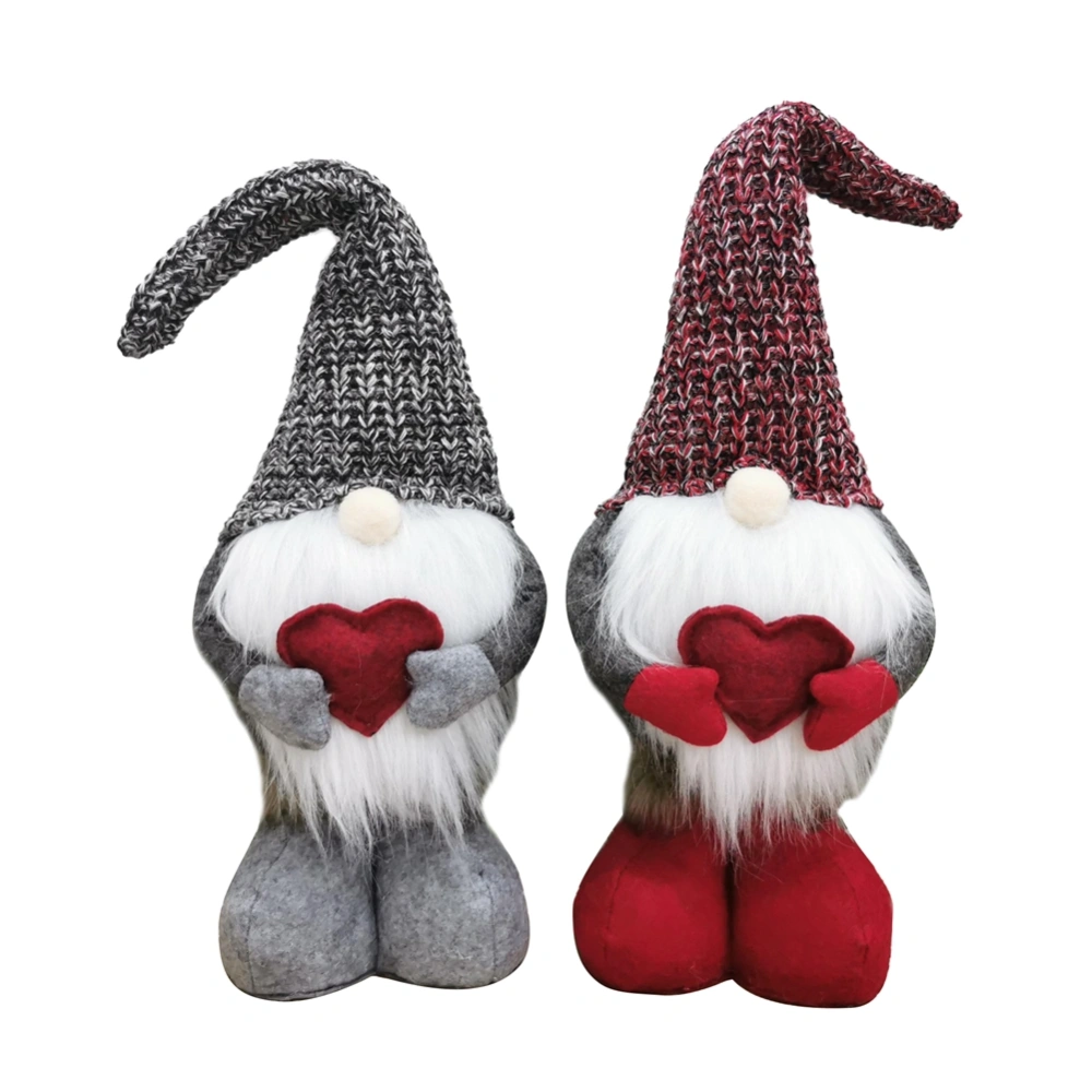 Nordic Santa Doll Christmas Window Decoration Faceless Doll Gift