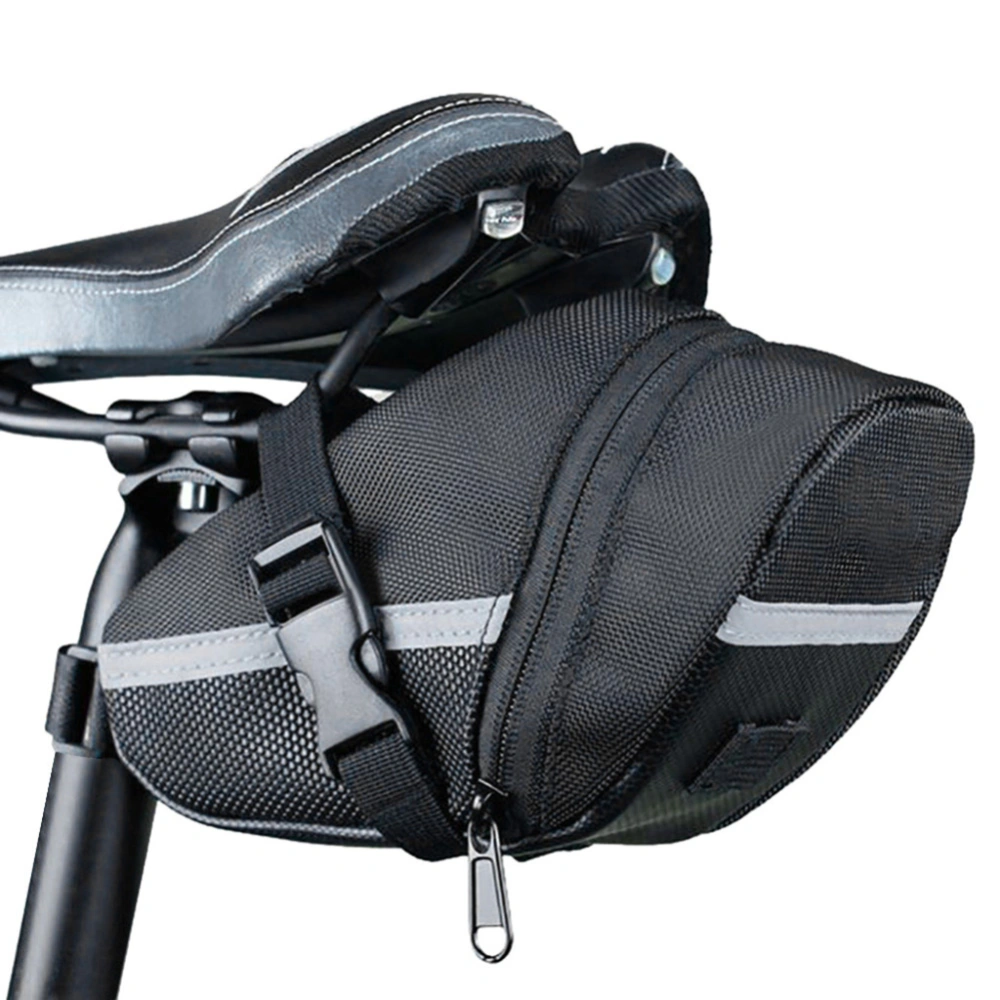 Bike Saddle Bag, Mountain Bicycle Tail Reflective Strip Cycling Pack