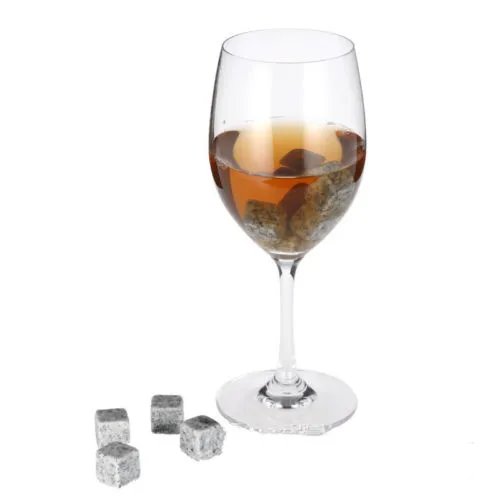 3Pcs Whiskey Ice Stones Spot Texture Three-Dimensional Cube Freezer Stone