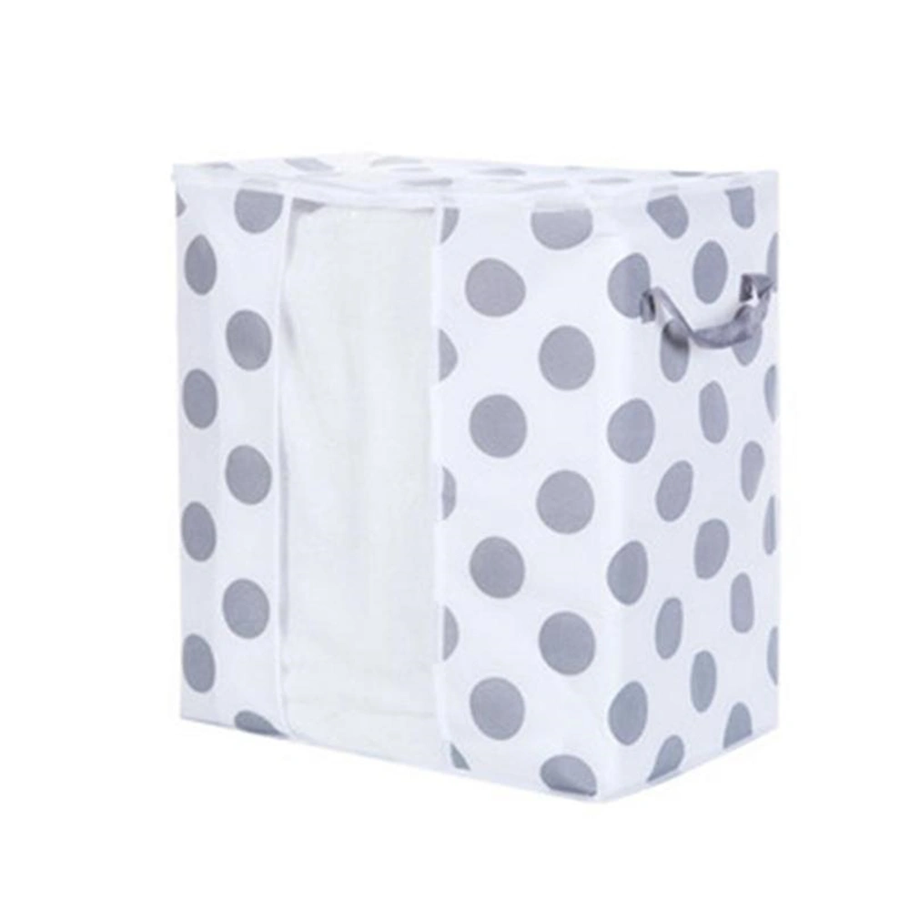 Non-woven Fabrics Bamboo Storage Bag Zipper Quilt Blanket Storage Bag