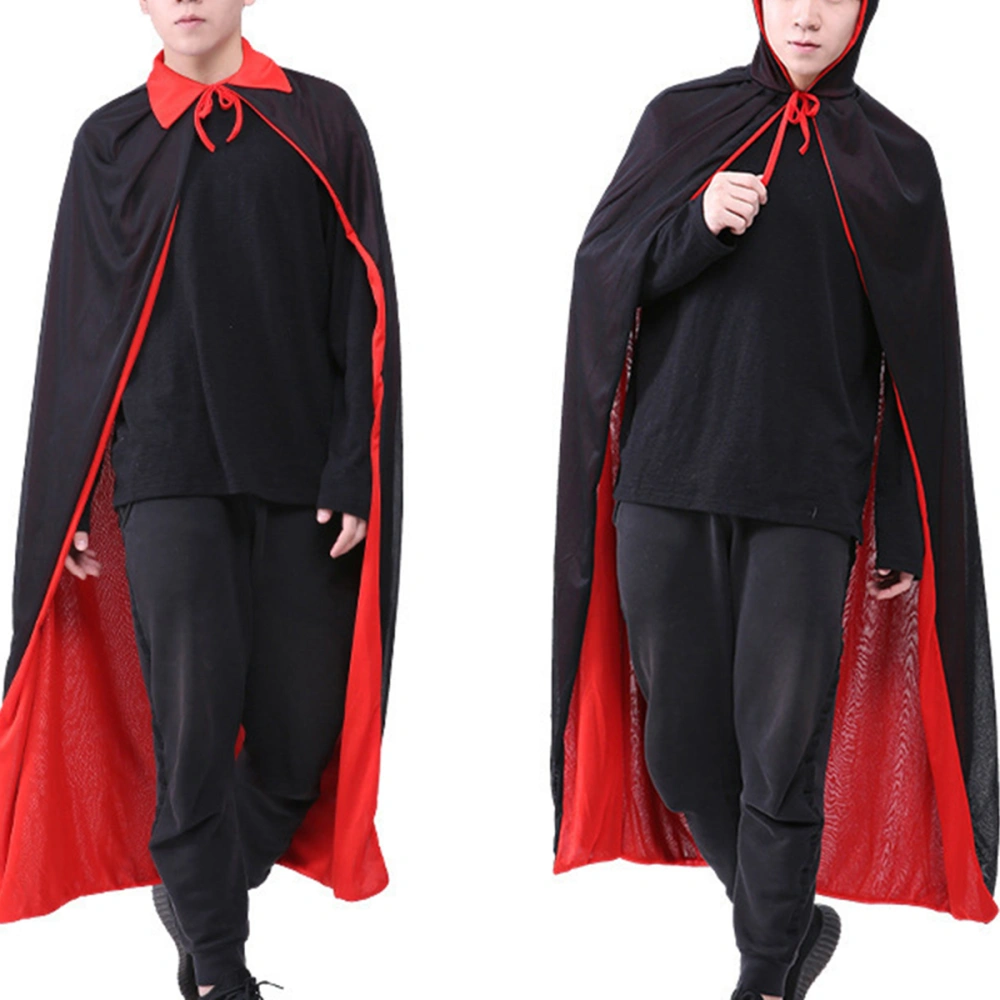 Adults Children Halloween Cloak Stand Collar / Hooded Vampire Cape