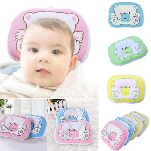 Infant Head Shaping Pillow Soft Prevent Flat Head Anti Roll Weeping Willow