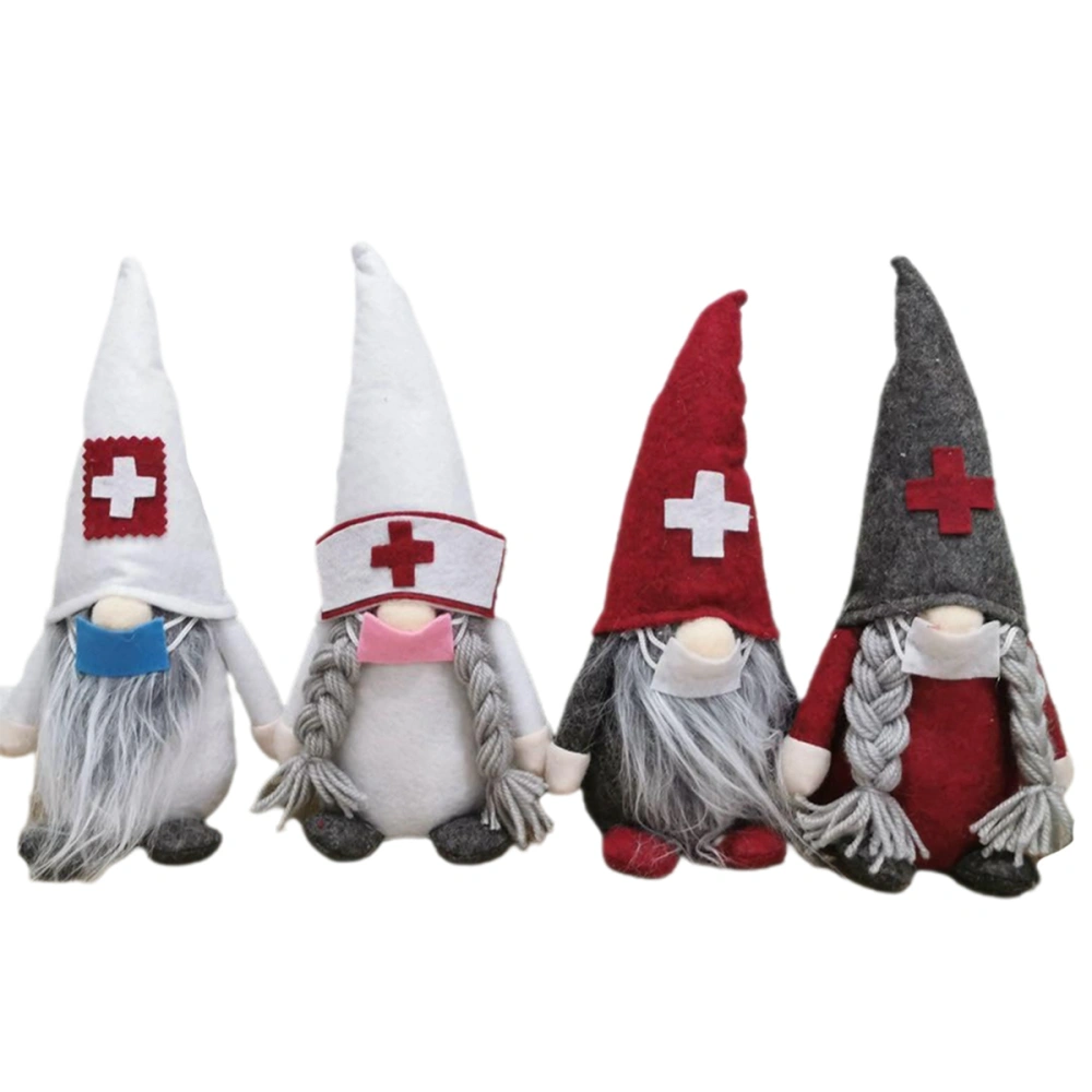 Christmas Decoration Doll Doctors Nurses Santa Faceless Gnome