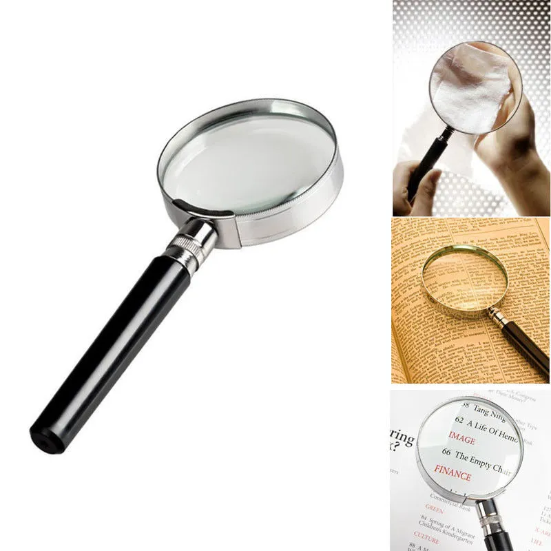 Handheld Magnifying Glass Magnifiers for Reading Low Vision Hobby Crafts Office