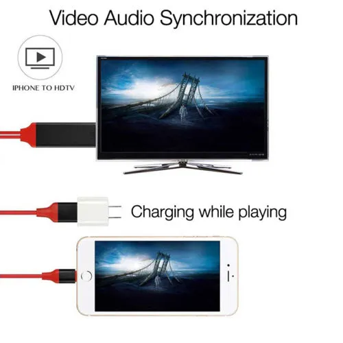 1080P HD Digital AV HDMI Adaptor Connector Cord USB to HDMI HD Adapter