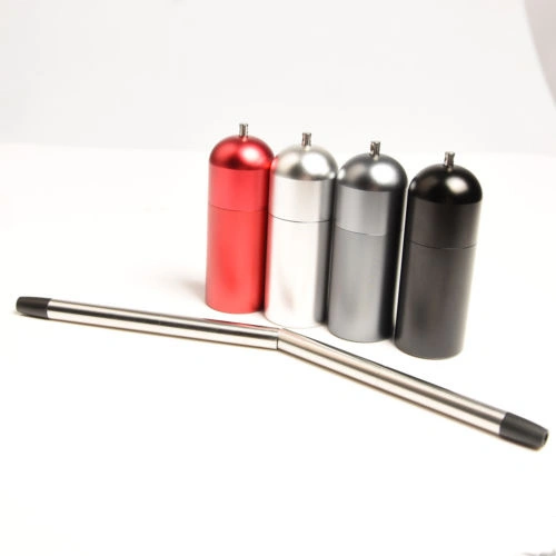 Stainless Steel Straw Foldable Carrying Collapsible Reusable Portable Straw