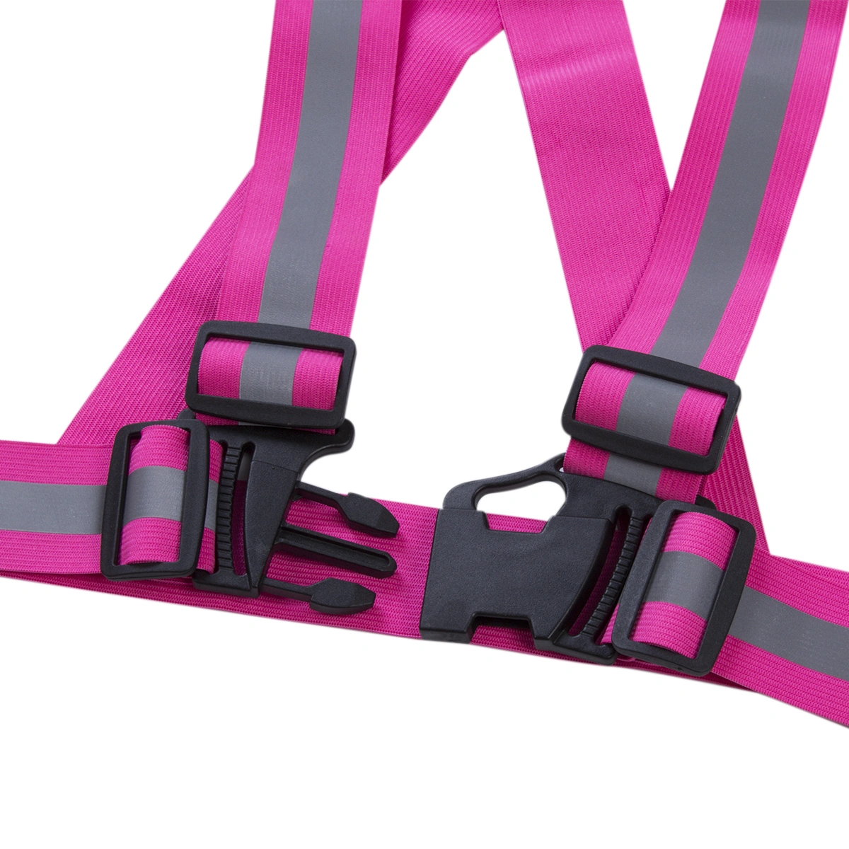 Reflective Best Safety Visibility Vest Adjustable High Gear Stripes Harnesses